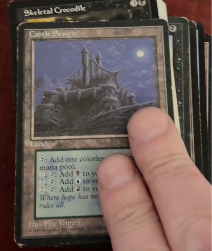 1995 Magic: The Gathering Homelands #113 Castle Sengir — front