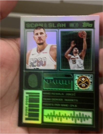 2025-26 Topps Scan And Slam #SS-7 Nikola Jokic — front