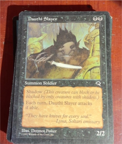 1997 Magic: The Gathering Dauthi Slayer — front