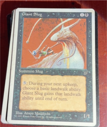 1995 Magic: The Gathering Chronicles Giant Slug — front