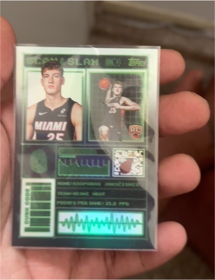 2025-26 Topps Scan and Slam #SS-45 Kasparas Jakucionis — front