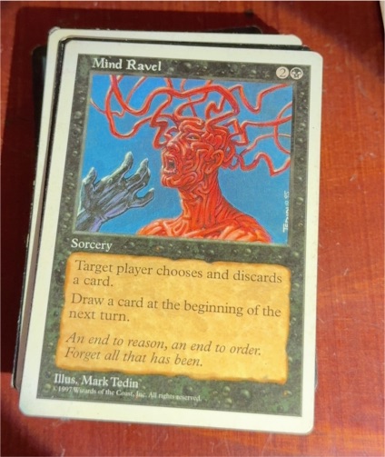 1997 Magic: The Gathering 5th Edition #176 Mind Ravel — front