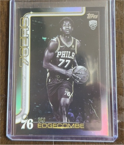 2025-26 Topps #203 VJ Edgecombe — front