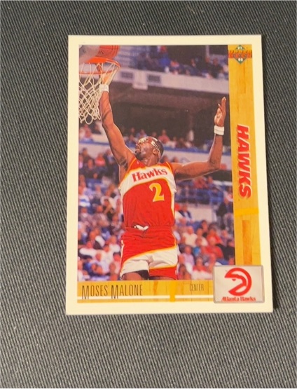 1991-92 Upper Deck #47 Moses Malone — front