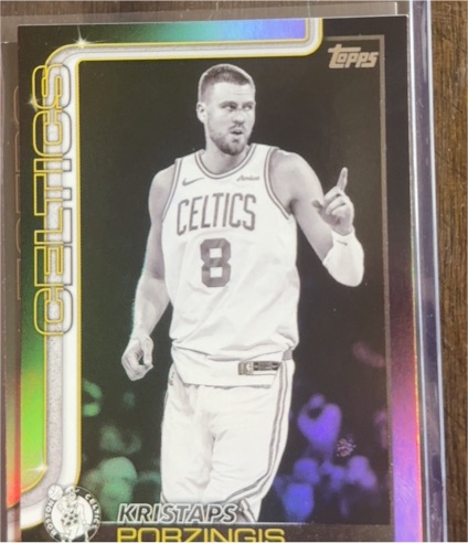 2025-26 Topps #3 Kristaps Porzingis — front