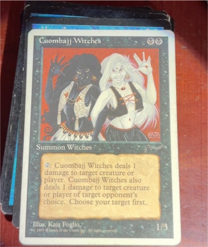 1993 Magic: The Gathering #312 Cuombajj Witches — front