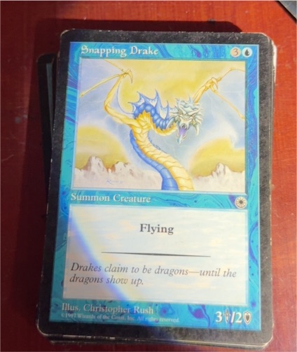 1997 Magic: The Gathering #67 Snapping Drake — front