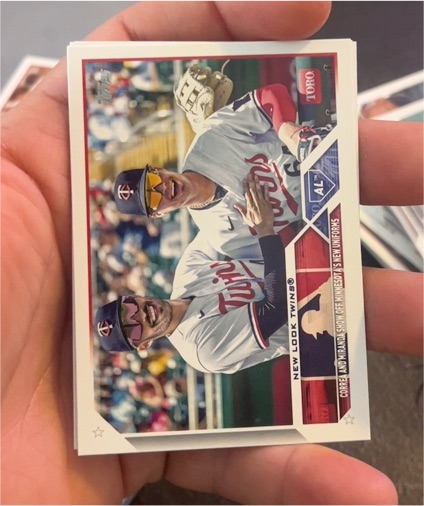 2023 Topps Update #US305 Carlos Correa/Jose Miranda — front