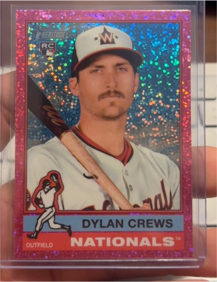 2025 Topps Heritage #247 Dylan Crews — front