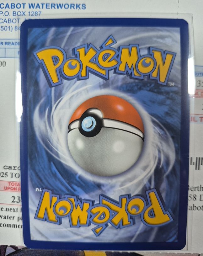1999 Pokémon Card Back — front