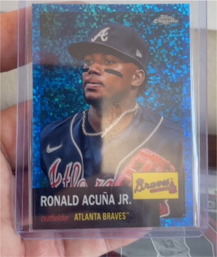 2022 Topps Chrome Platinum Anniversary #250 Ronald Acuña Jr. — front
