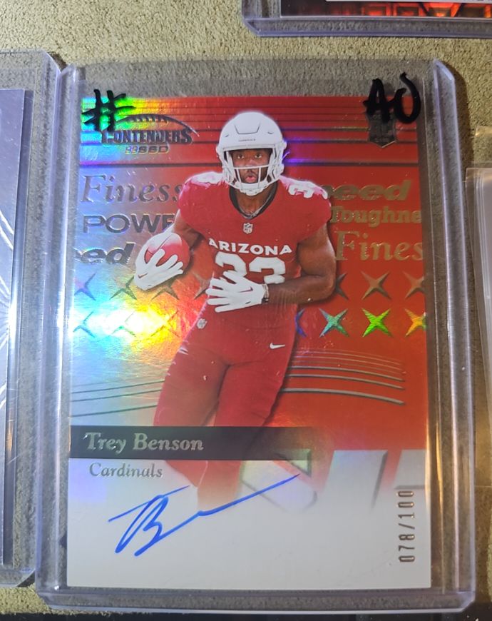 2024 Panini Contenders #CS-TBN Trey Benson — front