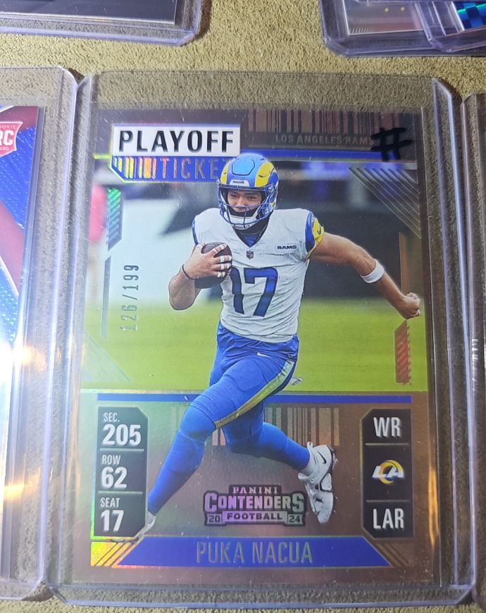 2024 Panini Contenders #59 Puka Nacua Season Ticket — front