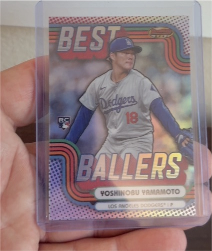 2024 Bowman's Best Best Ballers #BB-15 Yoshinobu Yamamoto — front