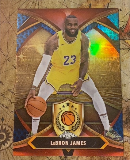 2024-25 Topps Chrome Ball of Duty #BOD-1 LeBron James — front
