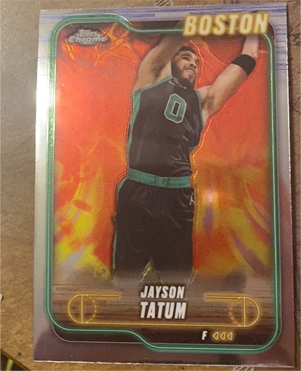 2024-25 Topps Chrome #51 Jayson Tatum — front