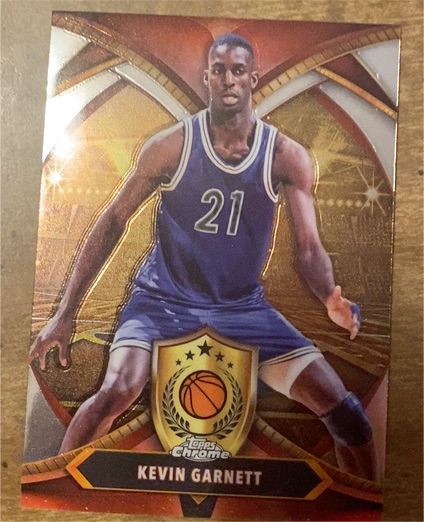 2024-25 Topps Chrome #BOD-24 Kevin Garnett Ball of Duty — front