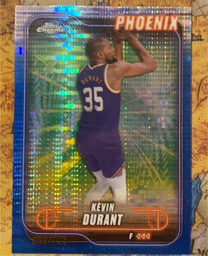 2024-25 Topps Chrome #101 Kevin Durant — front