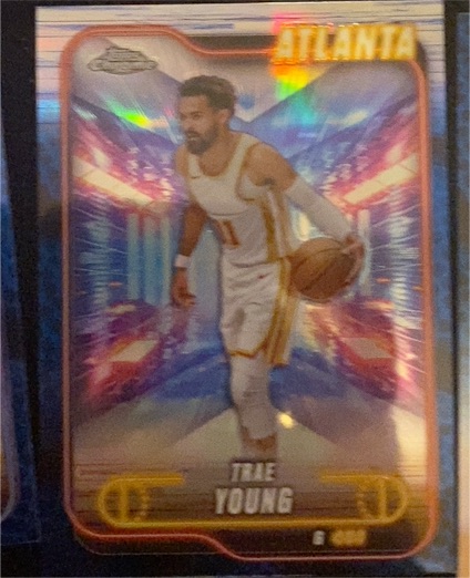 2024-25 Topps Chrome #82 Trae Young — front