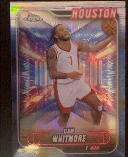 2024-25 Topps Chrome #140 Cam Whitmore — front