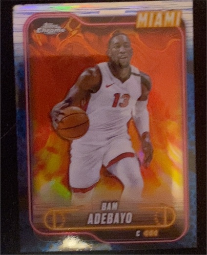2024-25 Topps Chrome #33 Bam Adebayo — front