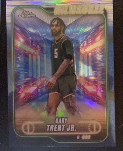 2024-25 Topps Chrome #81 Gary Trent Jr. — front