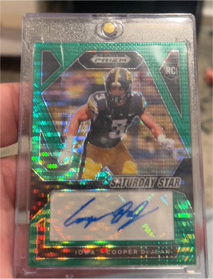 2024 Panini Prizm Draft Picks Saturday Star Cooper DeJean — front