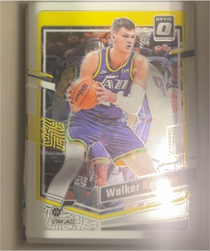 2023-24 Donruss Optic #25 Walker Kessler Utah Jazz — front