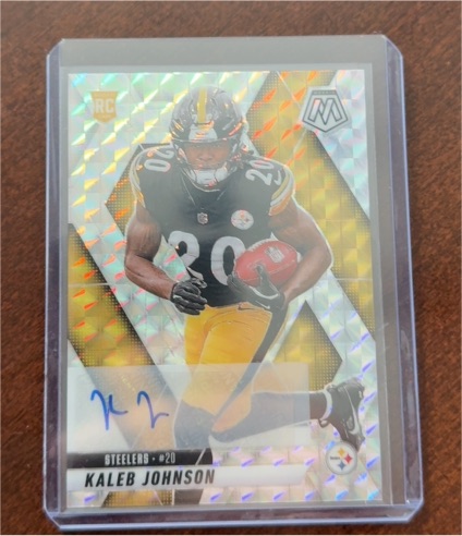 2025 Panini Mosaic #315 Kaleb Johnson — front