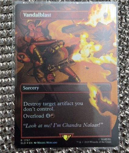 2025 Magic: The Gathering #1757 Vandalblast — front