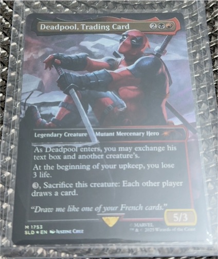 2025 Magic The Gathering #1753 Deadpool, Trading Card — front