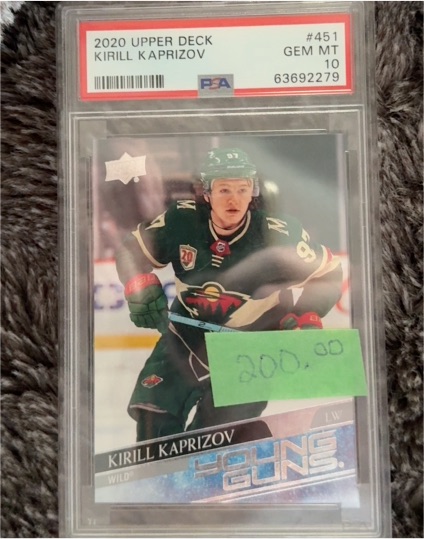 2020 Upper Deck #451 Kirill Kaprizov — front