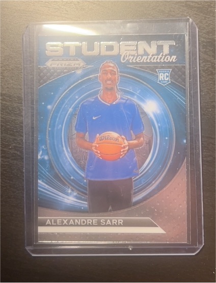 2024 Panini Prizm Draft Picks #17 Alexandre Sarr Student Orientation — front
