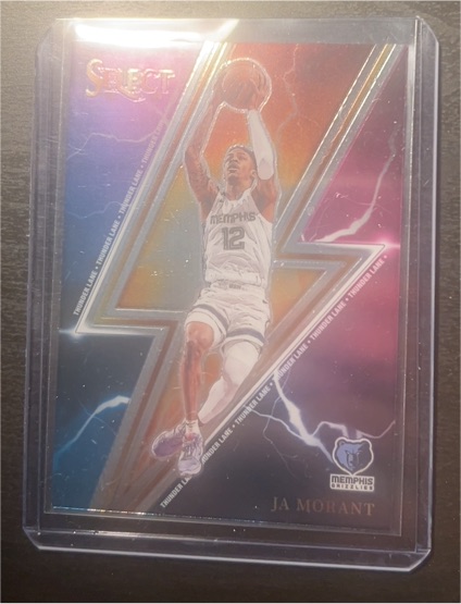 2023-24 Panini Select #7 Ja Morant Thunder Lane — front