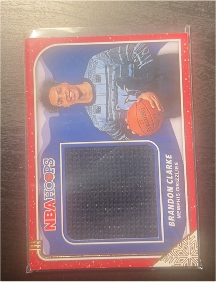 2019-20 Panini NBA Hoops Rookie Sweaters #RS-BCL Brandon Clarke — front