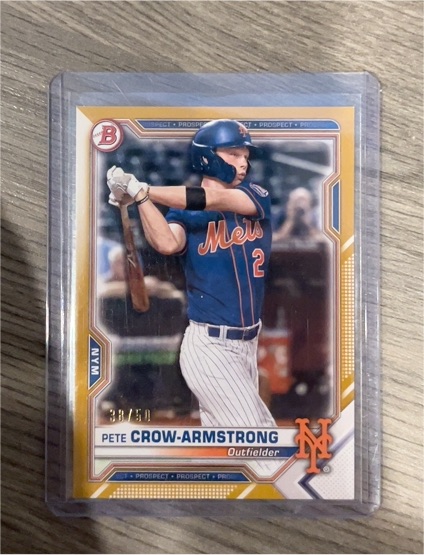 2021 Bowman 1st Edition #BFE-22 Pete Crow-Armstrong — front