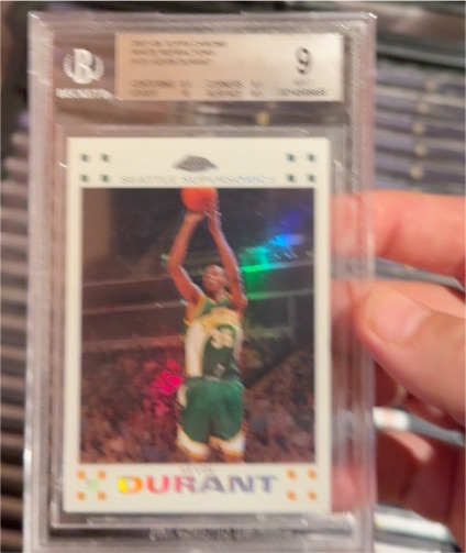 2007-08 Topps Chrome #131 Kevin Durant — front