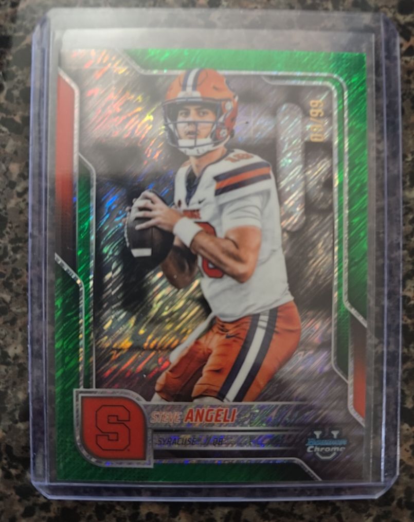2025 Bowman Chrome University #193 Steve Angeli — front
