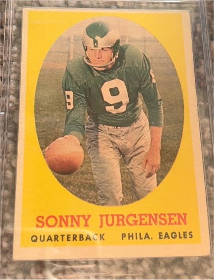 1958 Topps #90 Sonny Jurgensen — front