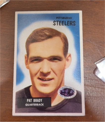 1955 Bowman #83 Pat Brady — front