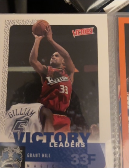 2000-01 Upper Deck Victory #33F Grant Hill — front