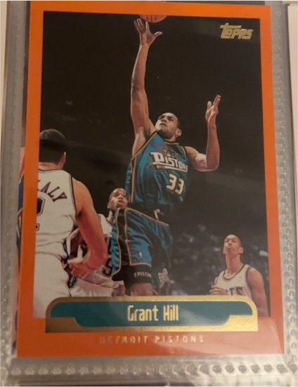 1999-00 Topps #42 Grant Hill — front