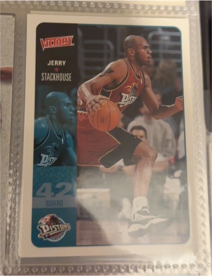 2000 Upper Deck Victory #100 Jerry Stackhouse — front