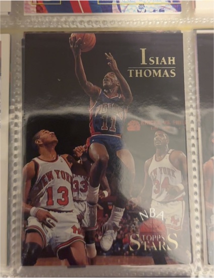 1996 Topps Stars #144 Isiah Thomas — front