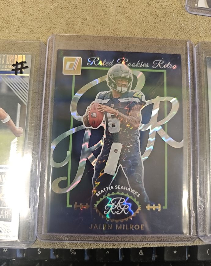 2025 Panini Donruss Rated Rookies Retro #16 Jalen Milroe — front