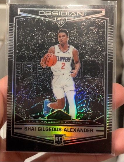 2018-19 Panini Chronicles Obsidian Preview #579 Shai Gilgeous-Alexander — front