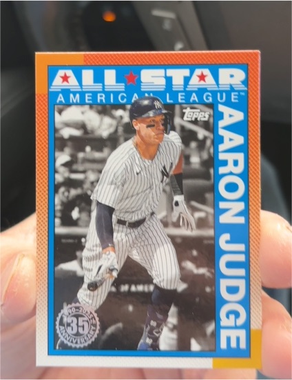 2025 Topps Series 2 35th Anniversary All-Star #90AS-12 Aaron Judge — front