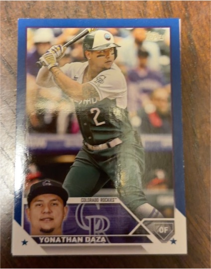 2023 Topps Series 1 #122 Yonathan Daza — front