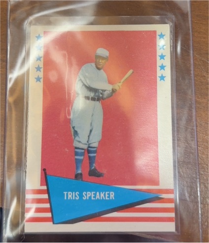 1961 Fleer #79 Tris Speaker — front