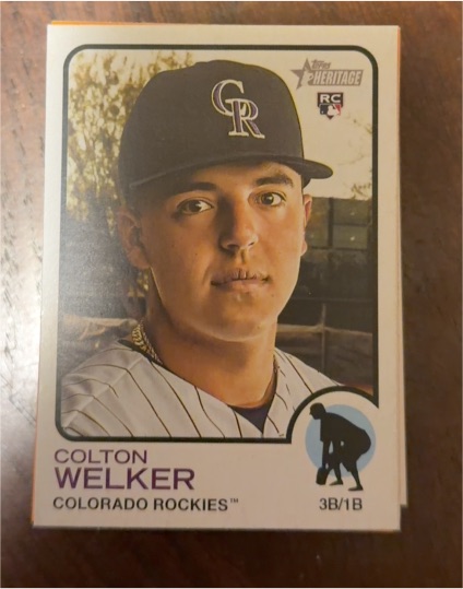 2022 Topps Heritage #281 Colton Welker — front
